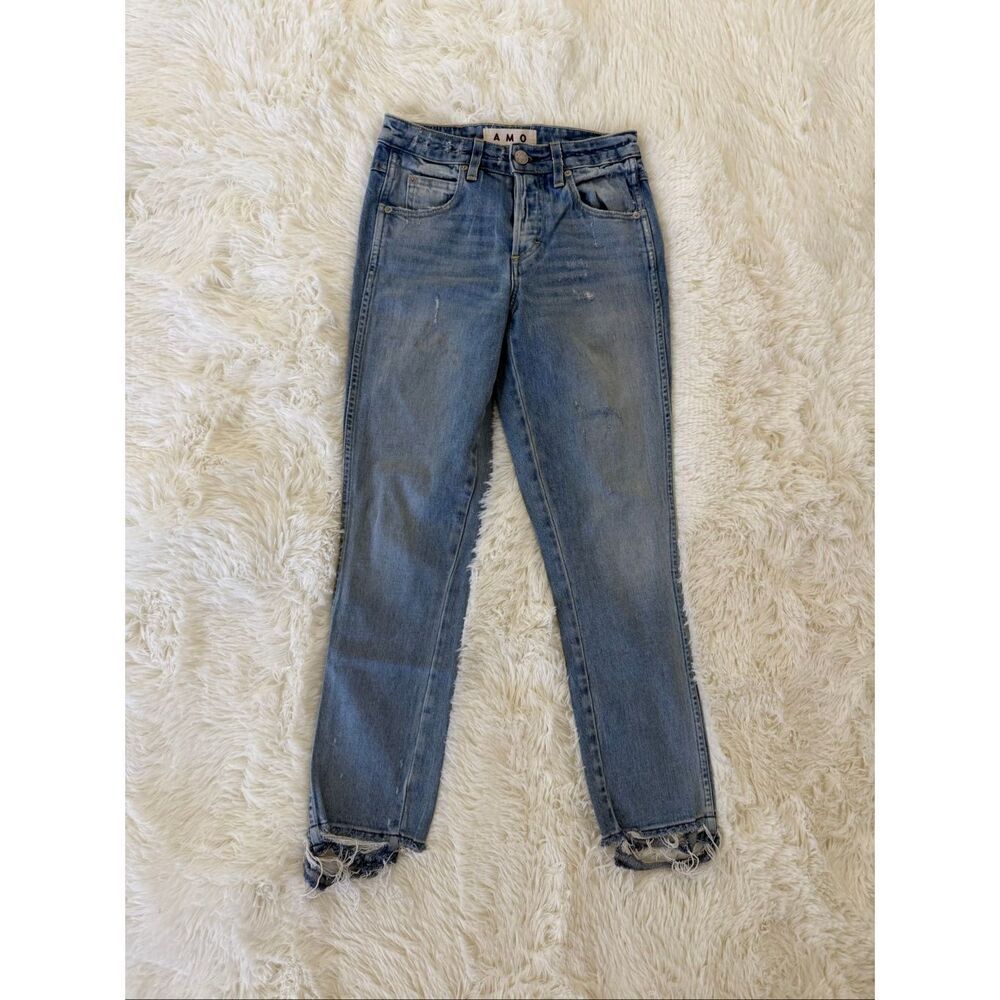 AMO JEANS size 24 BABE SWEET CHEEKS blue jean